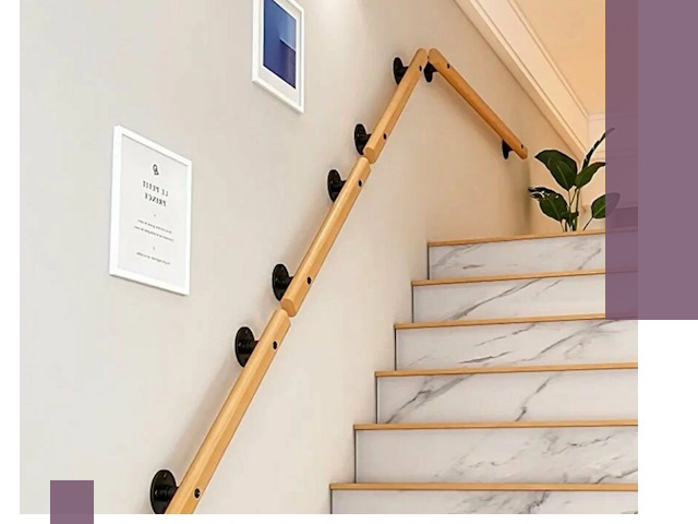 Поручни металлические и деревянные под ключ в Балтийске