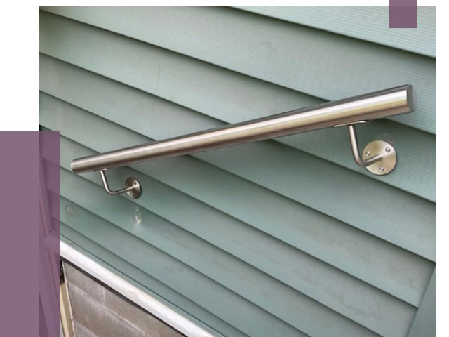 Поручни из нержавеющей стали в Балтийске от 7646 руб.  | ПРОЛЁТ-Блт